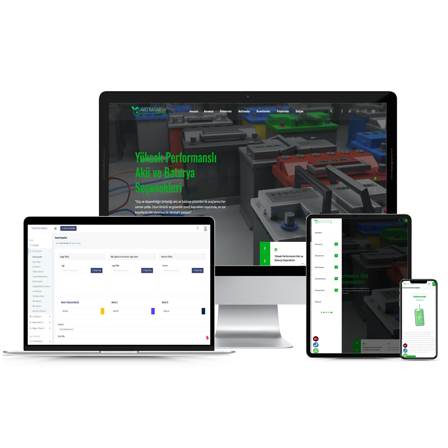Akü Batarya S5 Web Site Teması