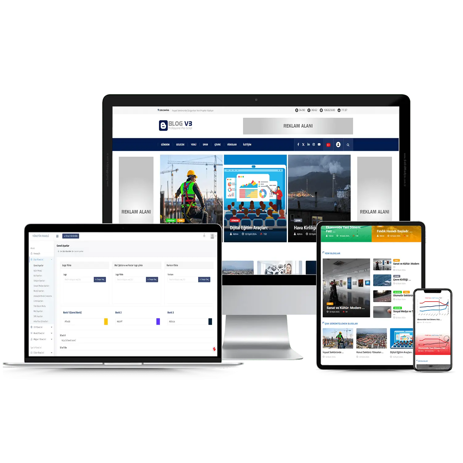 Blog V3 Web Site Teması