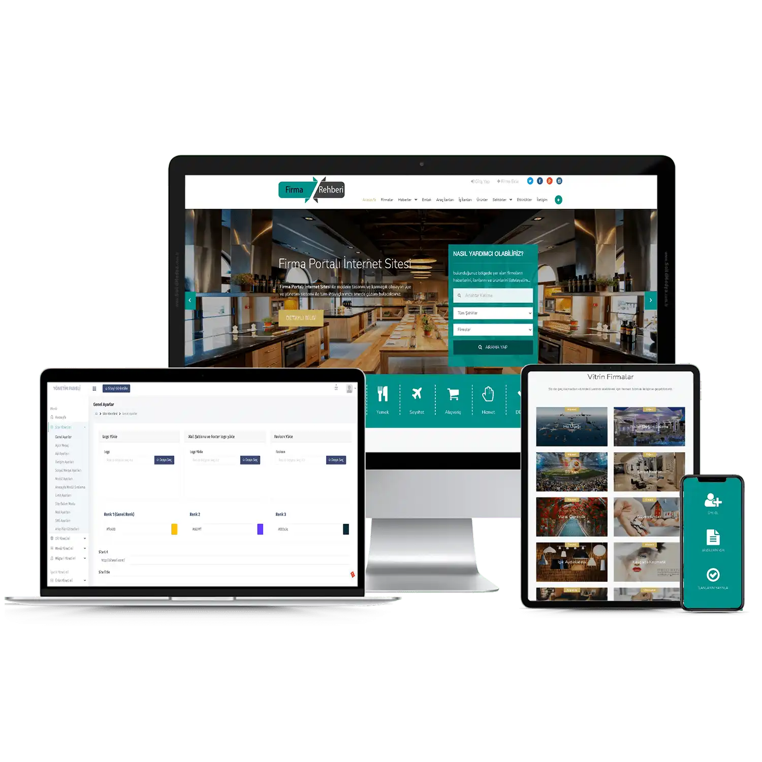 Firma Bul Rehberi V1 Web Site Teması