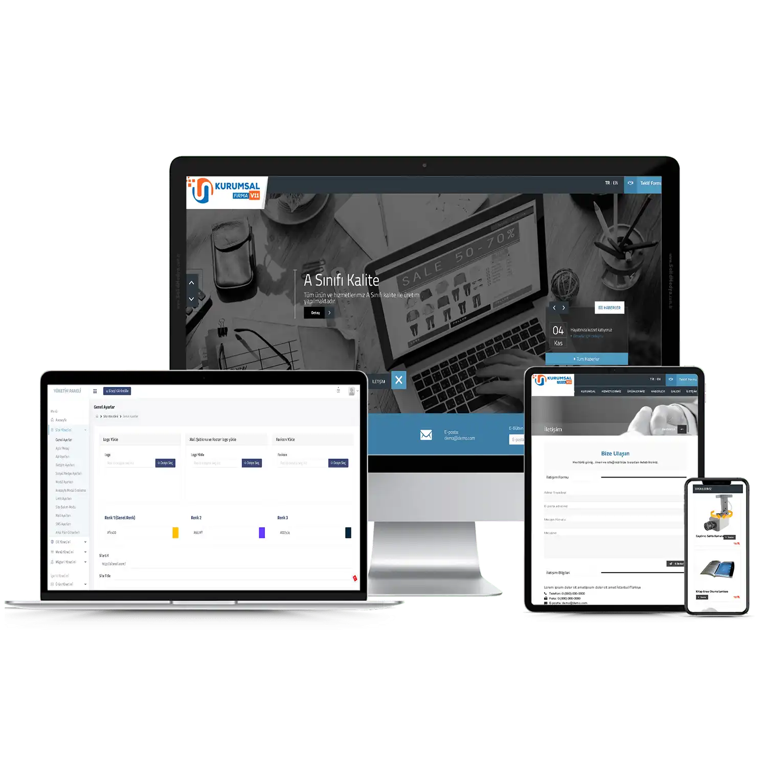 Kurumsal Firma V11 Web Site Teması