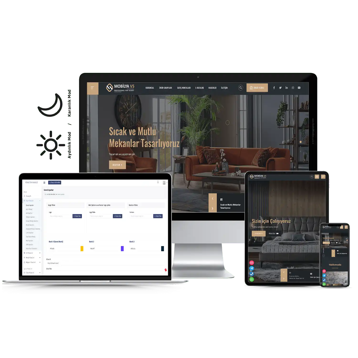 Mobilya Sitesi V5 Web Site Teması