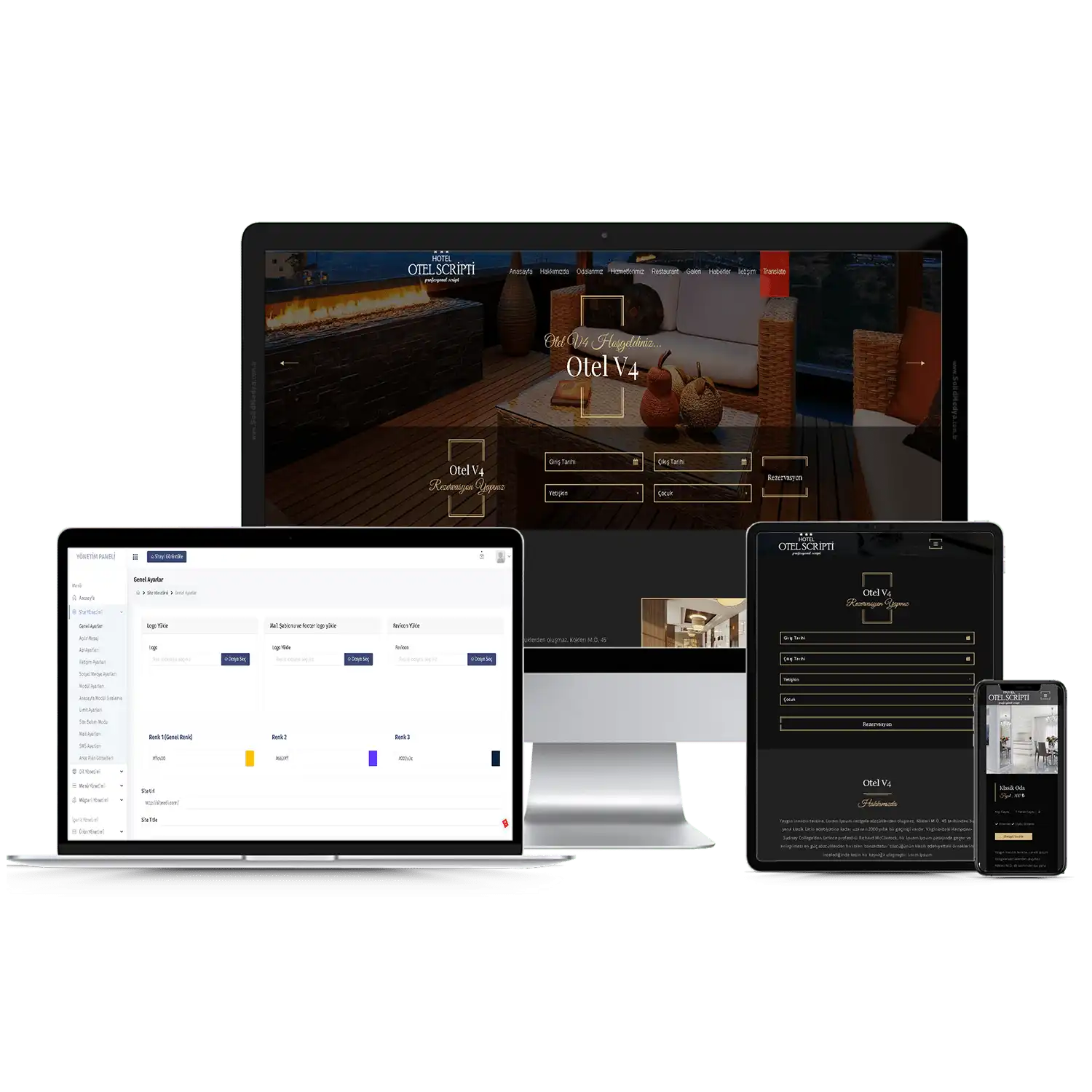 Otel Sitesi V4 Web Site Teması