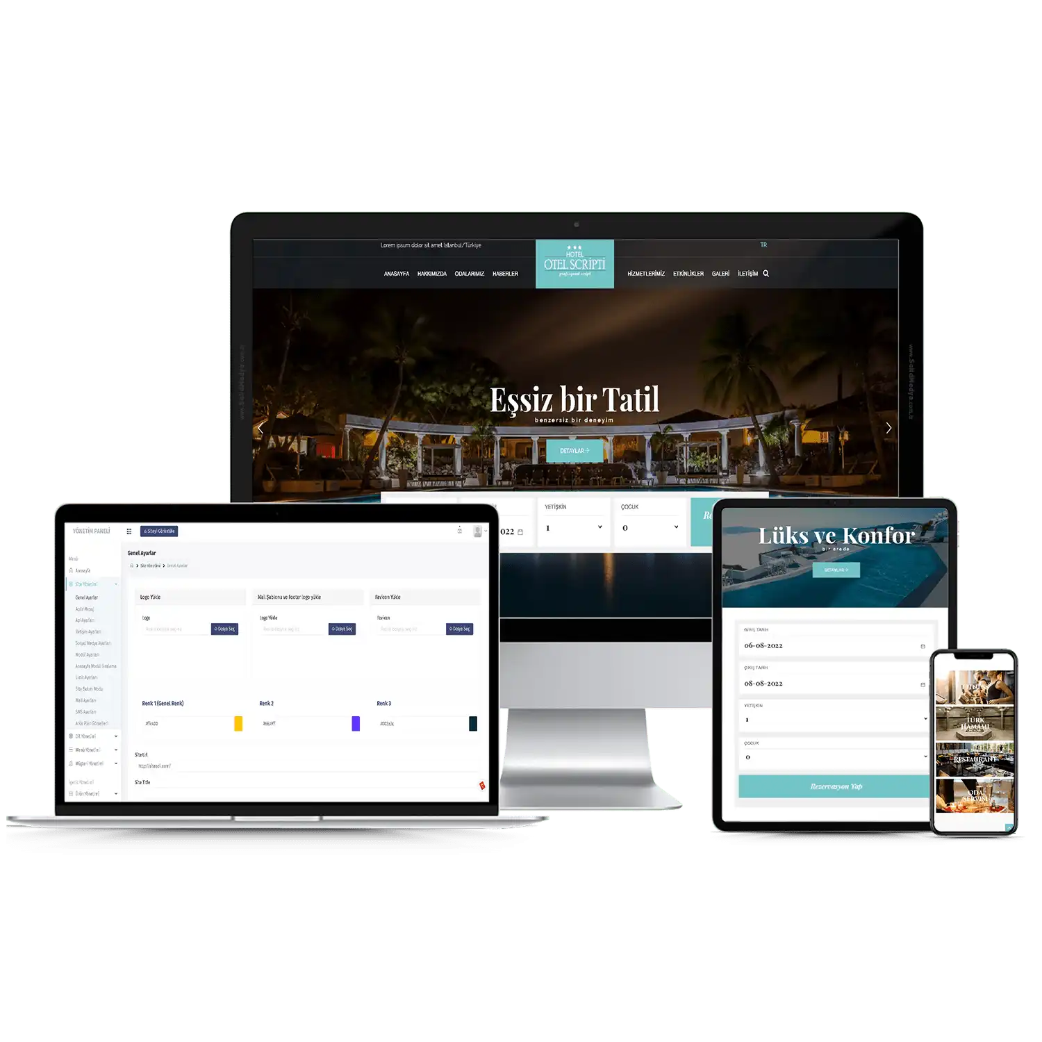 Otel Sitesi V5 Web Site Teması