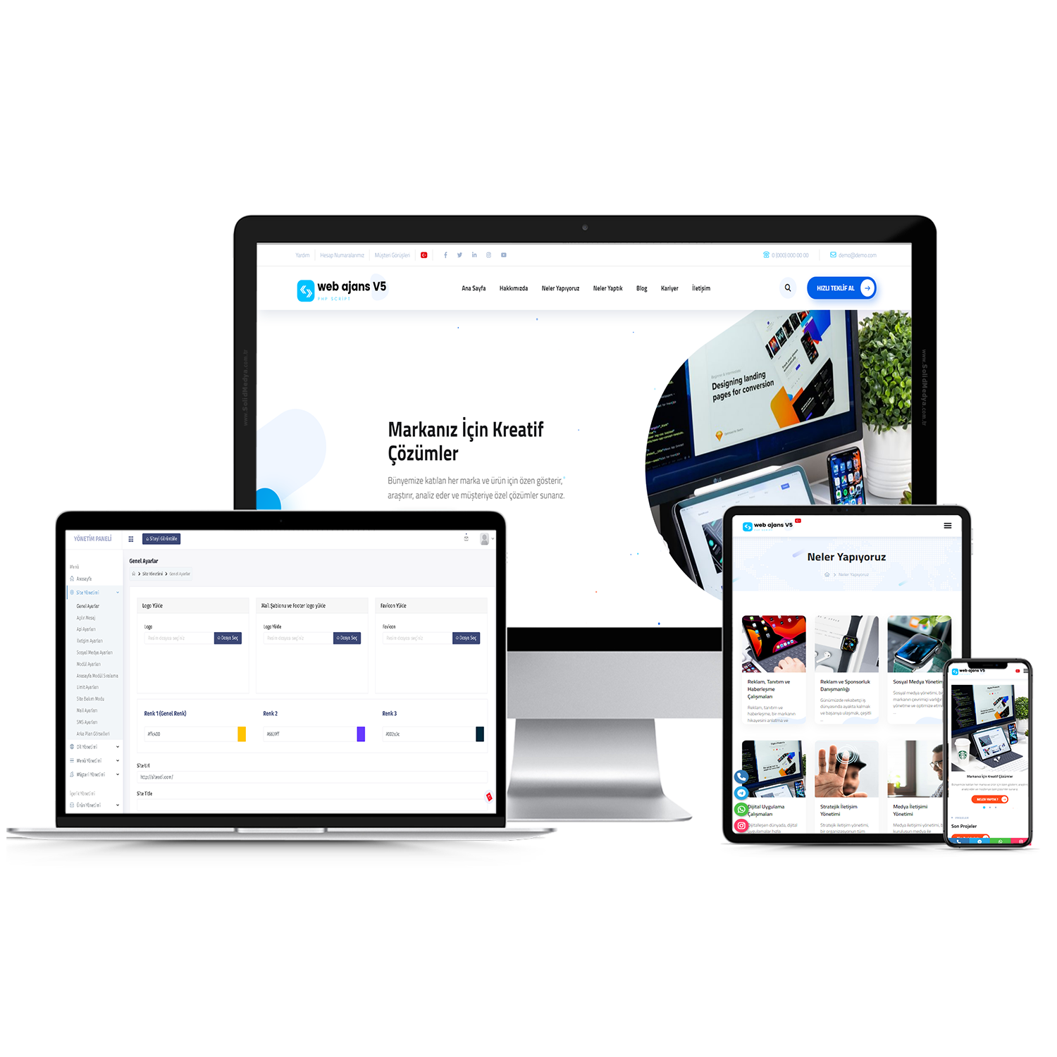 Web Ajans V5 Web Site Teması